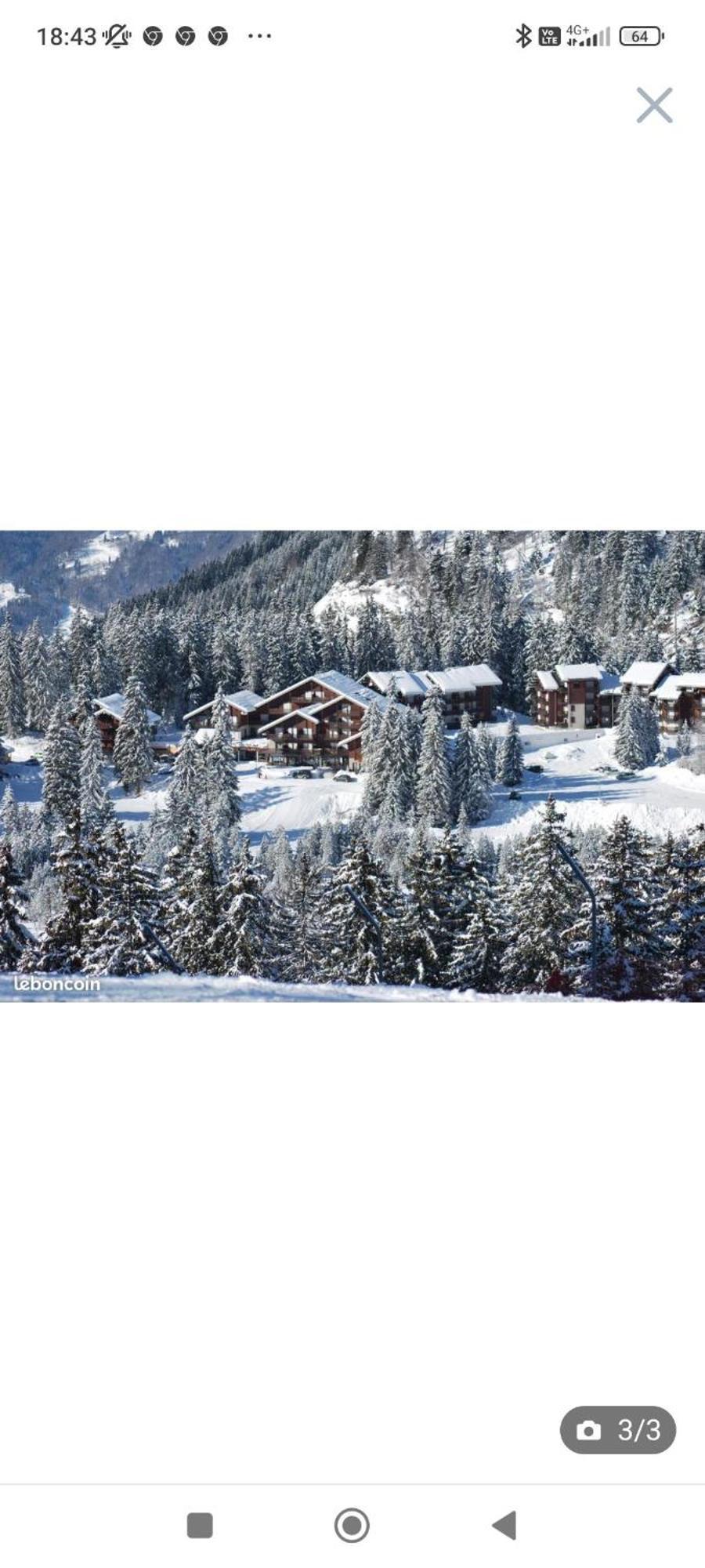 Studio Au Pied Des Pistes Avec Vue Sur La Montagne Mieussy Exterior foto